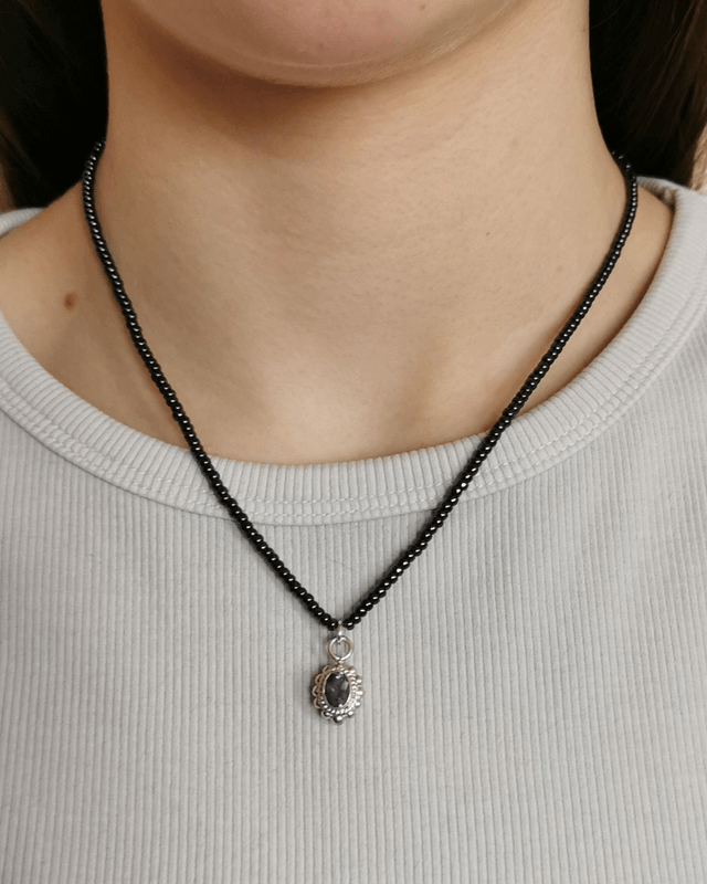 Halskette mit hellem Amethyst Anhänger