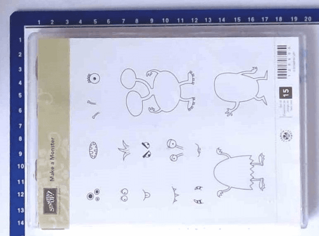 Stampin up &quot;make a monster&quot;